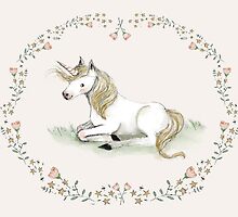 Unicorn, Nursery art - Nursery decor - Kids room decor - Children's art by PaolaZakimi
