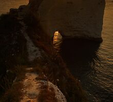 Sunrise at Old Harry Rocks by Ian Middleton