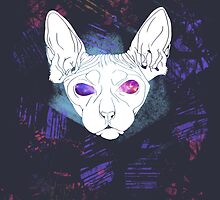 Galaxy Sphynx by KingApollo
