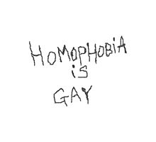 Homophobia Is Gay Frank Iero Replica Shirt by milliontheearth