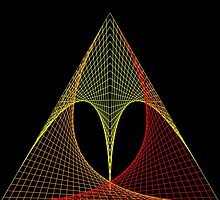 Triangle envelope coloured hot by sayatwine
