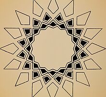 Mandala #211 || Tan by RedBookJournals