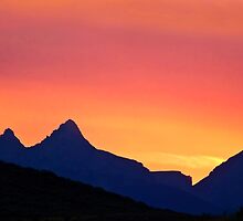 Ghost Riders in the Sky - Teton Sunset by Kenneth Keifer