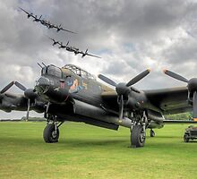 3 Lancasters - East Kirkby Flypast by Colin J Williams Photography