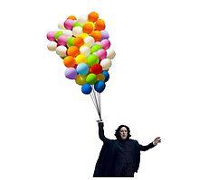 snape with balloons by sherlokian