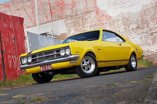 Yellow Holden HK Monaro by John Jovic
