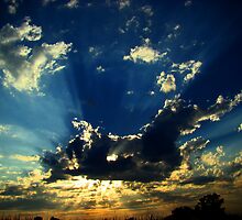 Powerful skies by Rodica Nelson