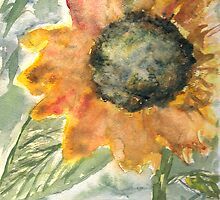 Rustic Sunflower by derekmccrea
