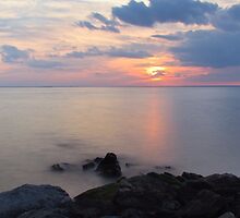 Sandy Hook Sunset by EkaterinaLa