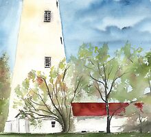 Sandy Hook 2 Fine Art Lighthouse Poster Print by derekmccrea