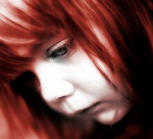 Girl in red by Mark Peduzie