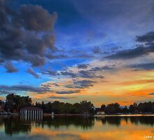A Tranquil Summers Evening by John De Bord Photography