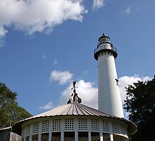 Lighthouse and Gazebo by dbvirago