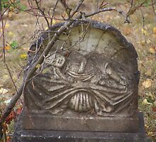 old headstone by michael griffith