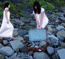 "I Carry the Suitcase #2" 2007 digital media by Tara Standing