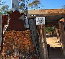 Fred Bodel's Camp at Lightning Ridge by Darren Stones