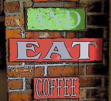 Comic Abstract Coffee Shop Signs by steelwidow