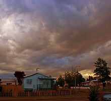 Dusk in suburbia by Cathleen Tarawhiti
