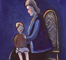 The babysitter (from my original acrylic painting) by sword