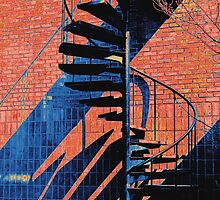 Spiral Staircase Multi-color(B) by Ralph Chance