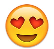 Emoji Heart Eyes Face by assorted