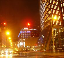 VIENNA CITY LIGHTS Nr.874 - UNIQA-Building by Wolfgang Pawlik