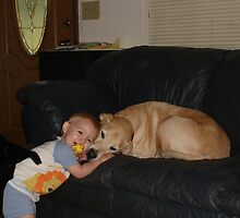 Luke loveing Kam by candy
