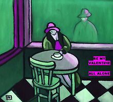 (All Alone) Be My Valentine Card by sword