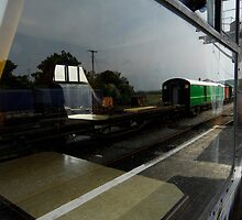 reflections on a train not going very far ... yet by ragman