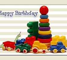 Little Boy's Birthday Card by Bonnie T. Barry