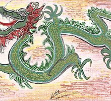 New Years Dragon by Helen Valentino