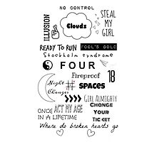 One direction four song art by Kaitlynm22