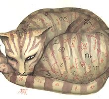 witch's cat by homelyvillain