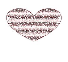 I Love You All Over My Heart by taiche