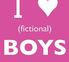 I love (fictional) boys by Samantha Weldon