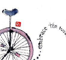 Unicycle Wisdom by dosankodebbie