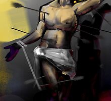 Saint Sebastian Martyrdom I by Charlize Cape