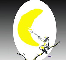 Painting the Moon for you by mago