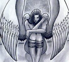 angel in knee socks by Keelan