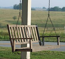 Front Porch Swing by Linda Jackson