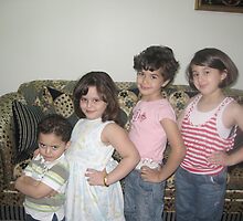 Omar, Noor, Alaa, Aya by Areej27Jaafar