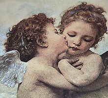 Cherubs Duvet Cover by ImageMonkey