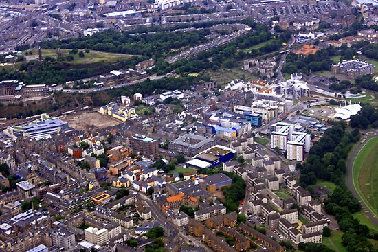 edinburgh from above