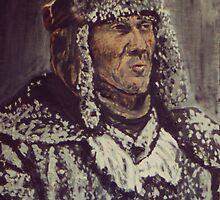 Snowy Man by Jill Mattson