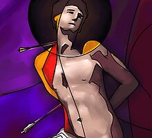 Saint Sebastian Martyrdom II by Charlize Cape