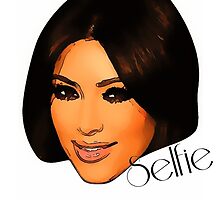 Kim Kardashian (selfie) by leonchristo