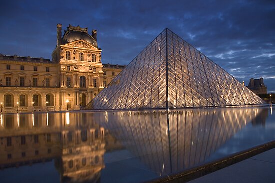 Pyramid at the Louvre museum,