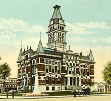 Washtenaw Co. Courthouse, Ann Arbor, MI 1910 by Bob Fox