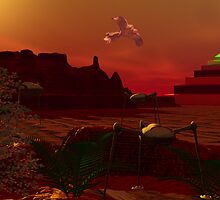 Happier Times - Mars by Sazzart