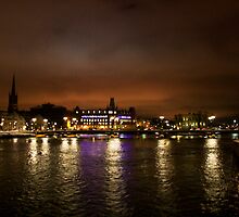 Stockholm at Night (Sweden) by Antanas